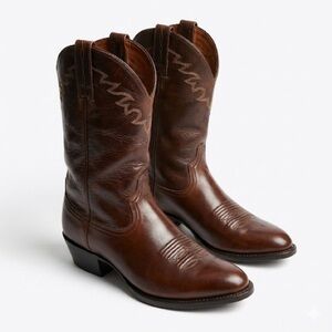 Ariat Western Cowboy Boots Brown Leather Mens 10.5